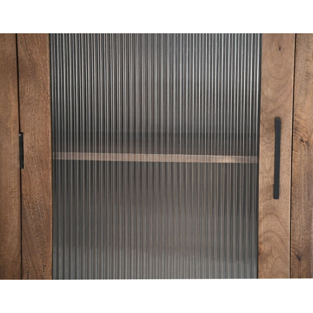 HSM Collection -vitrinekast 1 deur links-60x40x180--mango/glas 2922621 large
