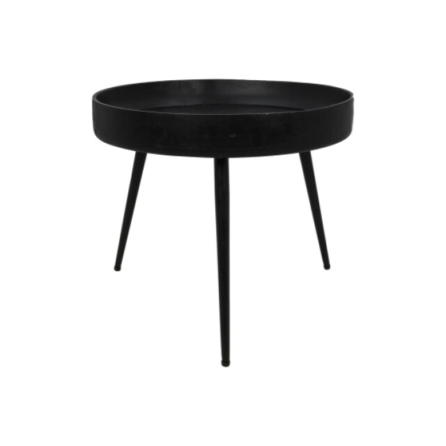 HSM Collection -ronde bijzettafel ventura-ø50x42--mango/metaal 2923182 large