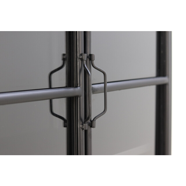 HSM Collection -vitrinekast manhattan 2 deur-80x45x180--metaal/glas 2922599 large