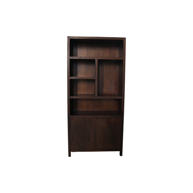 HSM Collection -wandkast met 5 vakken r-100x42x215--teak fineer 2922624 large
