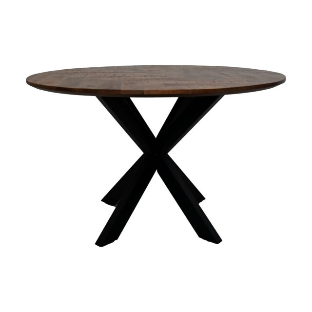 HSM Collection -ronde eettafel mozaiek-140x140x76--mango/metaal 2923900 large