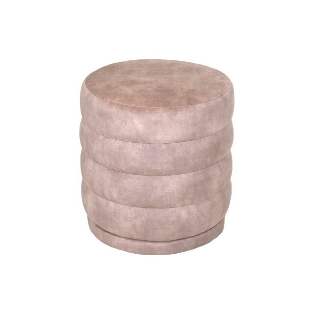 HSM Collection -ronde poef rings-45x45x40--stof 2924057 large