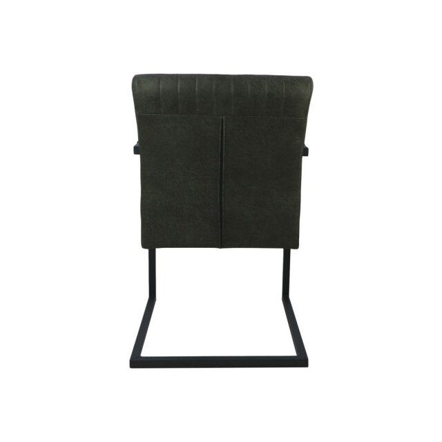 HSM Collection -eetkamerstoel texas met arm s/2-55x50x85--leder/metaal 2922917 large