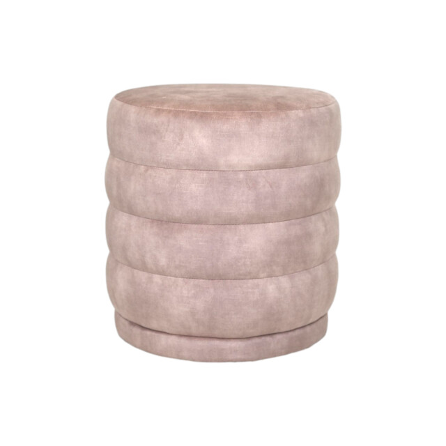 HSM Collection -ronde poef rings-45x45x40--stof 2924057 large