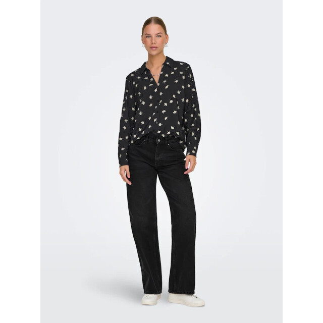Jacqueline de Yong Camille l/s loose v-neck shirt 15339012 large