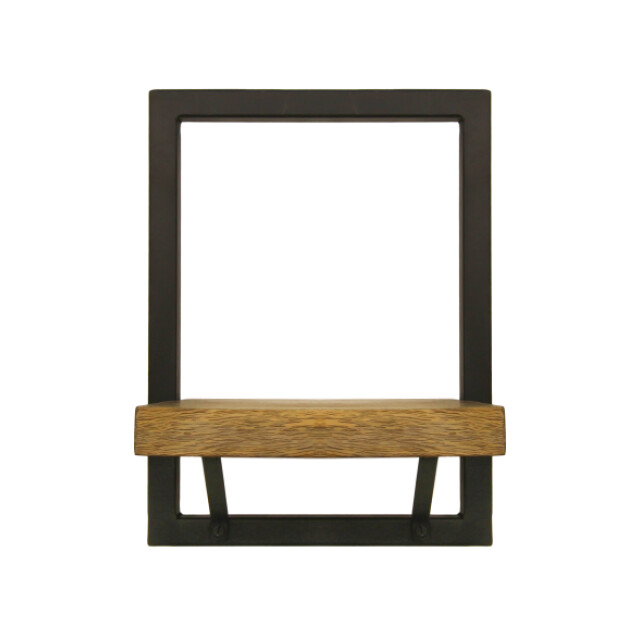 HSM Collection -wandplank levels -25x22x32--mango/metaal 2923454 large