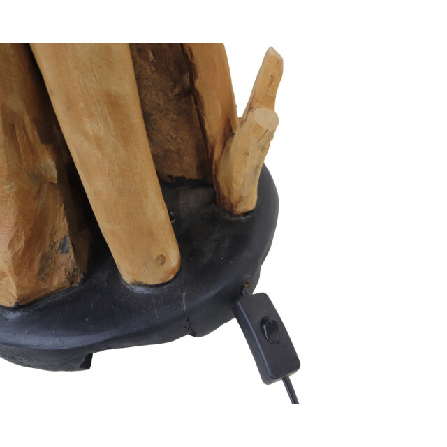 HSM Collection -tafellamp teak root-25x25x50--teak 2923594 large