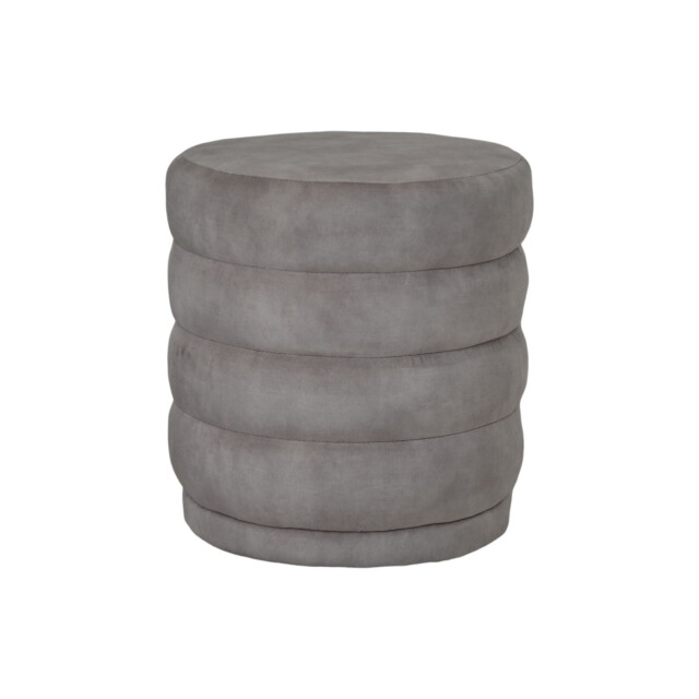 HSM Collection -ronde poef rings-45x45x40--stof 2924055 large