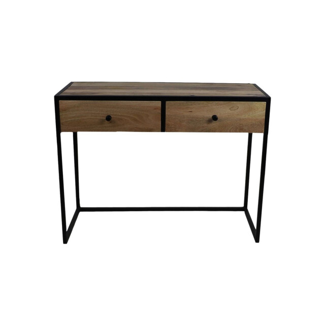 HSM Collection -wandtafel 2 la-100x45x75--mango/metaal 2923176 large
