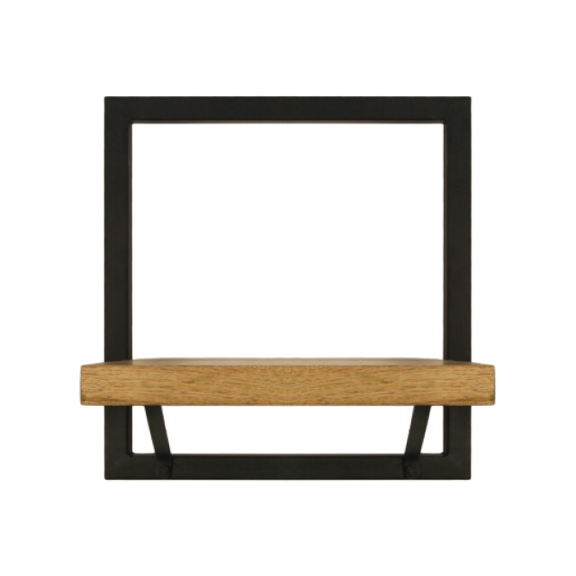 HSM Collection -wandplank levels -32x22x32--mango/metaal 2923456 large