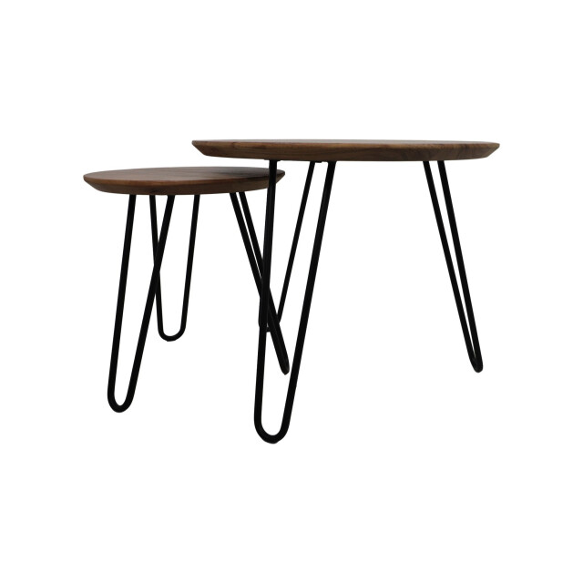 HSM Collection -ronde bijzettafel zürich s/2-ø60*50/ 2923078 large