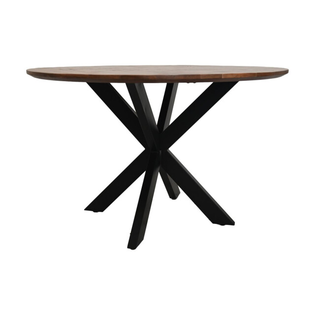 HSM Collection -ronde eettafel mozaiek-140x140x76--mango/metaal 2923900 large