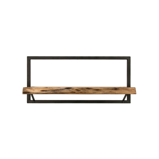 HSM Collection -wandplank levels live edge -70x22x32--acacia/metaal 2923279 large