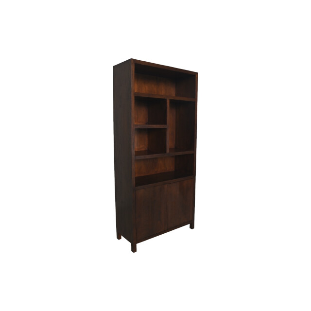 HSM Collection -wandkast met 5 vakken r-100x42x215--teak fineer 2922624 large