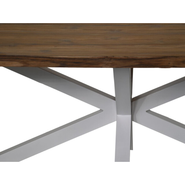 HSM Collection -rechthoekige tuintafel-180x90x76--teak/metaal 2923722 large