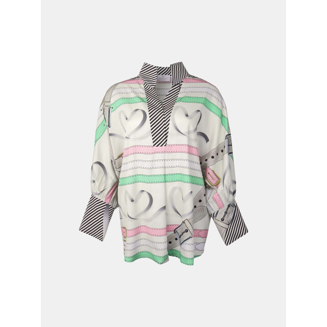 Mucho Gusto Blouse lecce pastel harten Blouse Lecce Pastel harten large