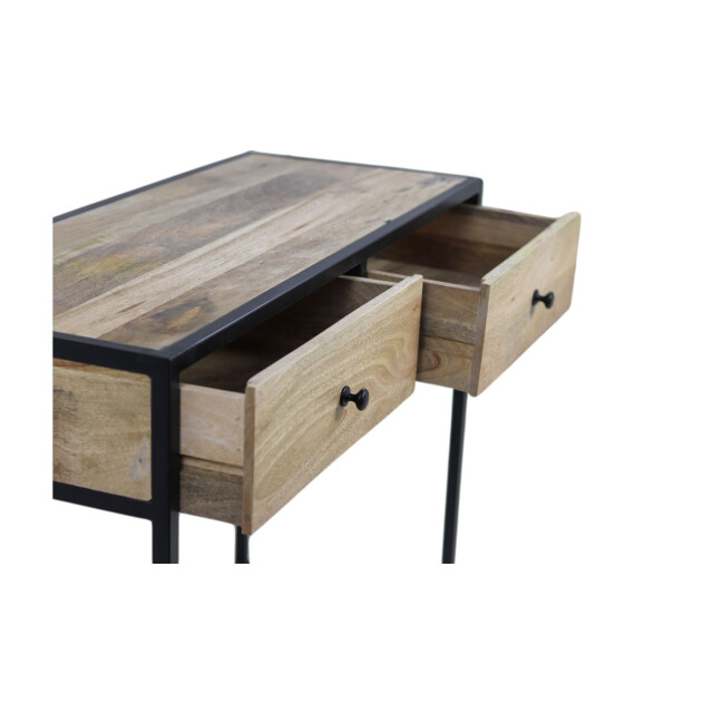 HSM Collection -wandtafel 2 la-100x45x75--mango/metaal 2923176 large