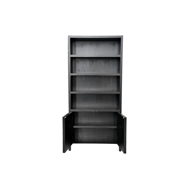 HSM Collection -wandkast met 4 vakken-100x42x215--teak fineer 2922617 large