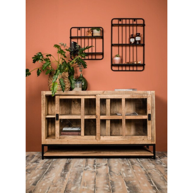 HSM Collection -wandplank -50x12x50--mango/metaal 2923417 large