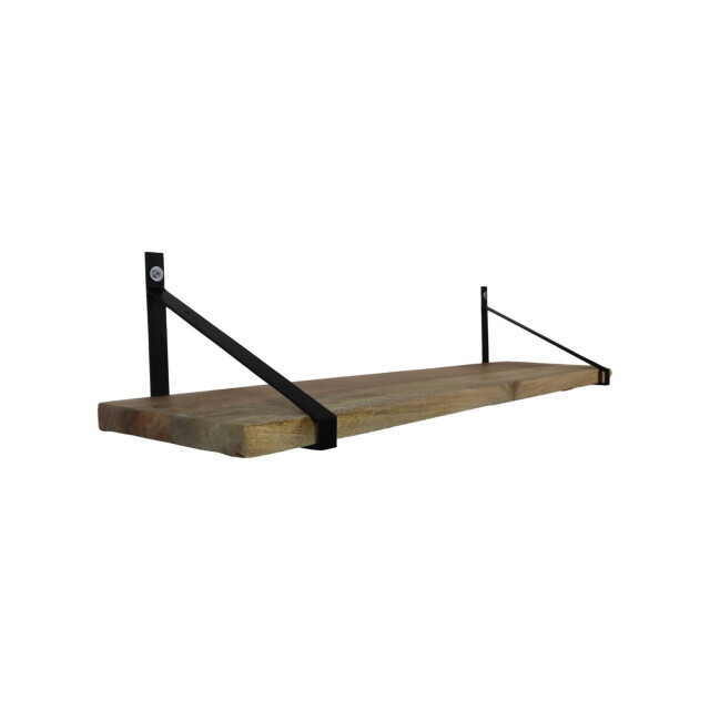 HSM Collection -wandplank -100x25x20--mango/metaal 2923374 large