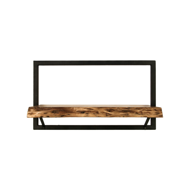 HSM Collection -wandplank levels live edge -56x22x32--acacia/metaal 2923275 large