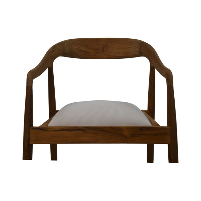HSM Collection -eetkamerstoel wifera + zitting-55x41x78--teak/stof 2923021 large