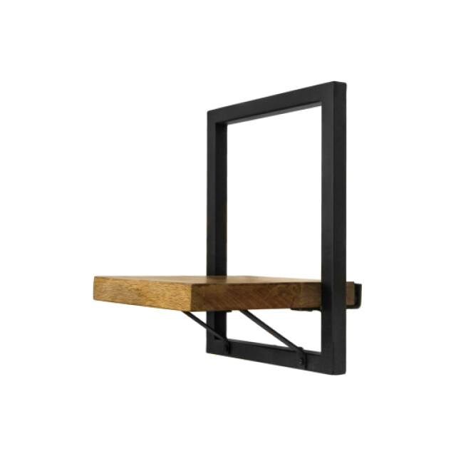 HSM Collection -wandplank levels -25x22x32--mango/metaal 2923454 large