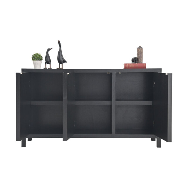 HSM Collection -dressoir 3 deur-150x42x85--teak fineer 2922417 large