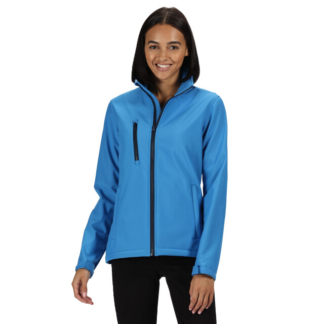 Regatta Dames 3 layer membrane soft shell jas UTRG5484_frenchbluenavy large