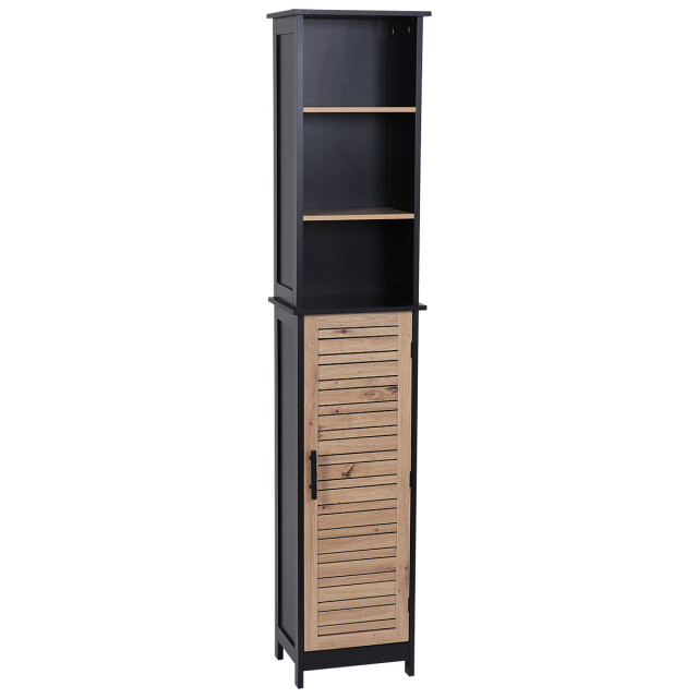 4goodz Badkamerkast hoog bergen met 1 deur en 6 planken 173 cm - 3049043 large