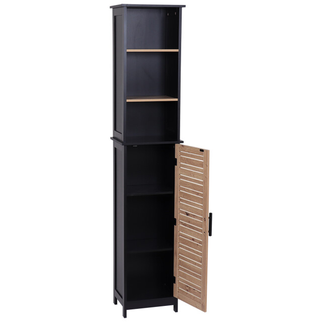 4goodz Badkamerkast hoog bergen met 1 deur en 6 planken 173 cm - 3049043 large