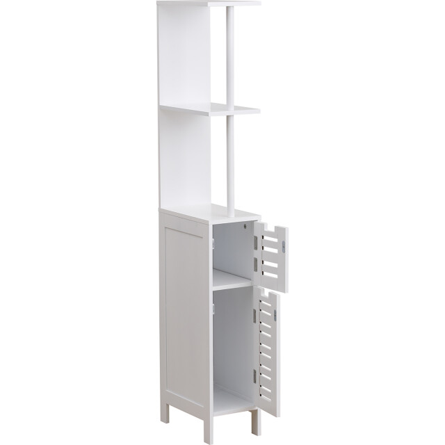4goodz Badkamerkast miami 2 deuren en 2 legplanken 30x18x130 cm - 3048963 large