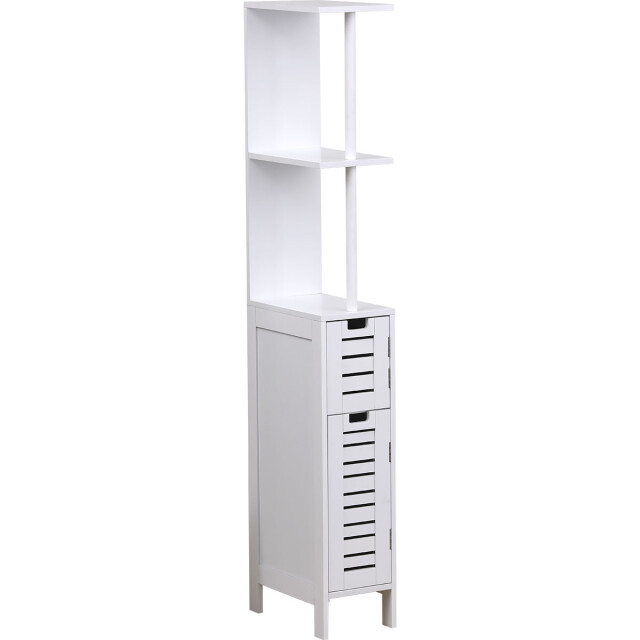 4goodz Badkamerkast miami 2 deuren en 2 legplanken 30x18x130 cm - 3048963 large