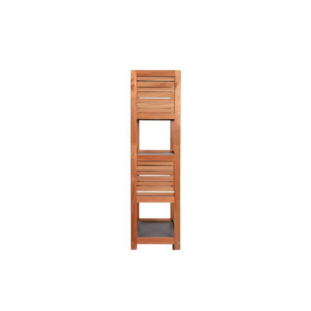 4goodz Badkamerkast acaciahout halfhoog 5 planken 30x36.5x108 cm 3048739 large