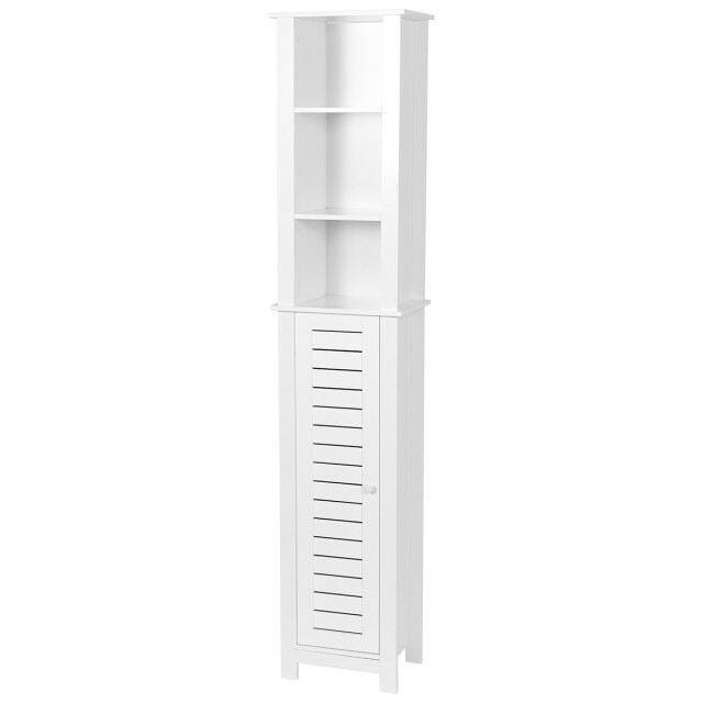 4goodz Badkamerkast hoog santorini met 1 deur en 6 planken 173 cm - 3049042 large