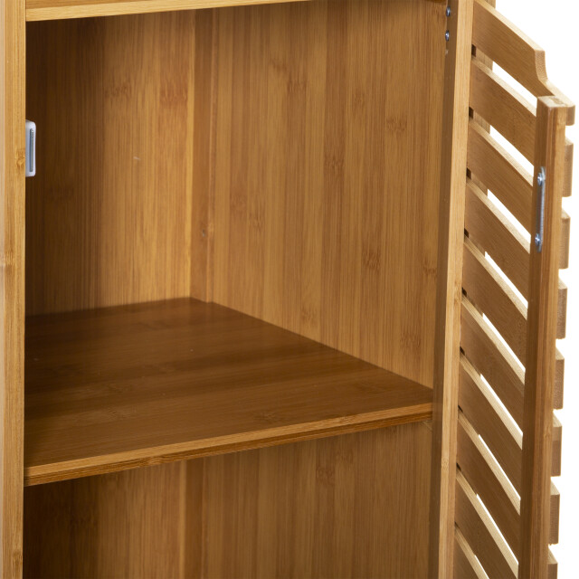 4goodz Bamboe badkamerkast sicela halfhoog 28x33x80 cm - 3048853 large