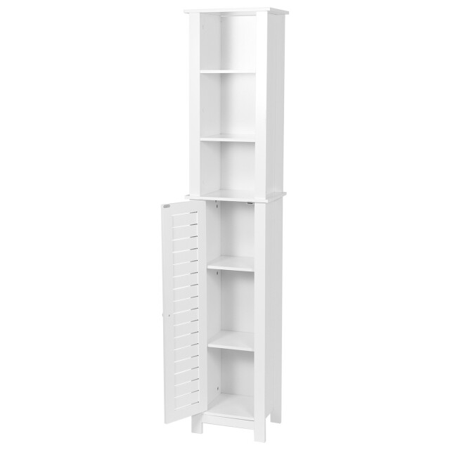 4goodz Badkamerkast hoog santorini met 1 deur en 6 planken 173 cm - 3049042 large
