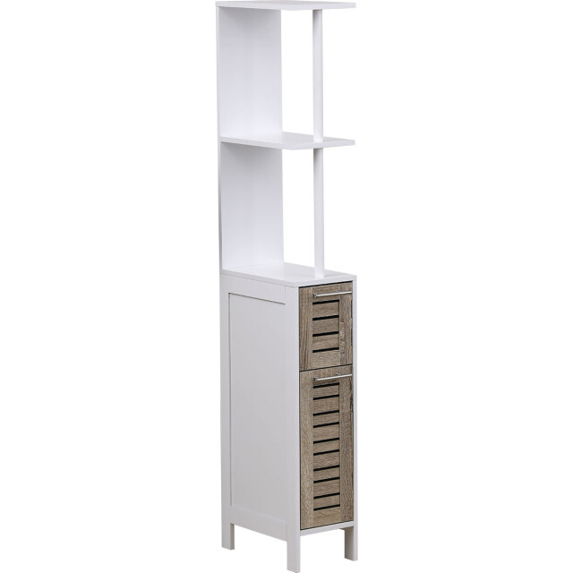 4goodz Badkamerkast stockholm met 2 deuren en 2 legplanken 30x18x130 cm 3048964 large