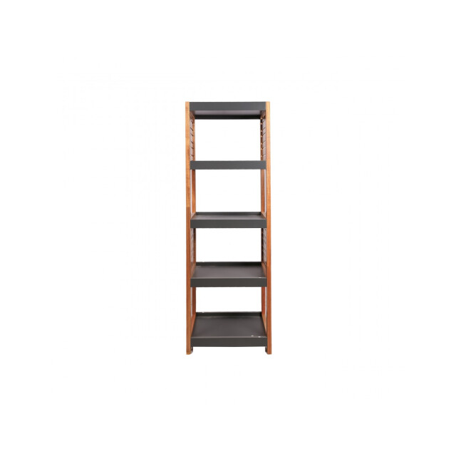 4goodz Badkamerkast acaciahout halfhoog 5 planken 30x36.5x108 cm 3048739 large