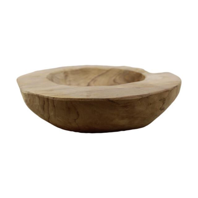 HSM Collection -fruitschaal medium -ø28-35x10--teak 2923504 large