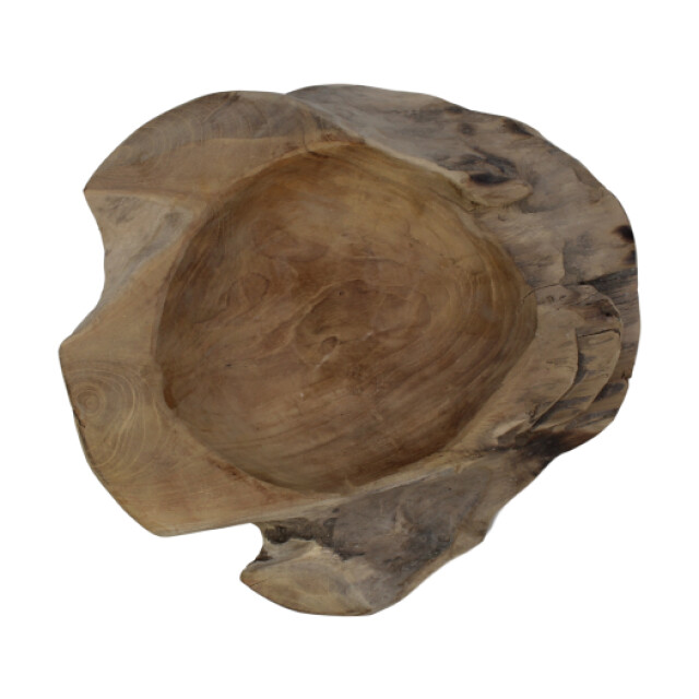 HSM Collection -fruitschaal medium -ø28-35x10--teak 2923504 large