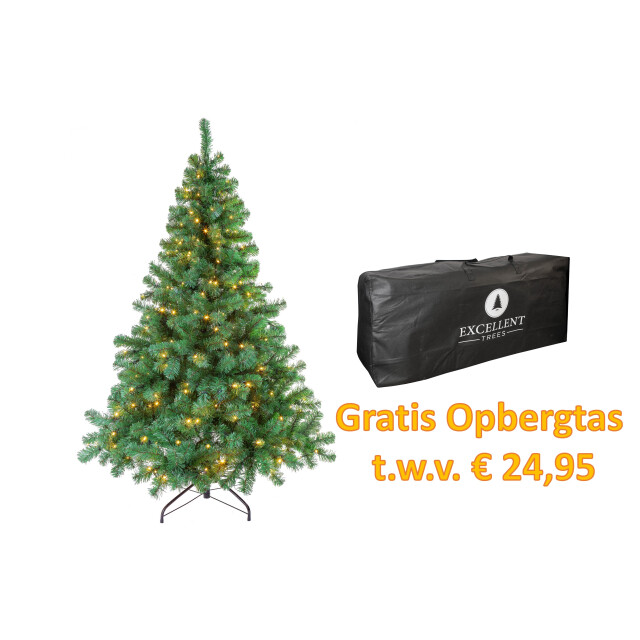 Excellent Trees Kerstboom ® led stavanger green 180 cm met verlichting nu met 2201981 large