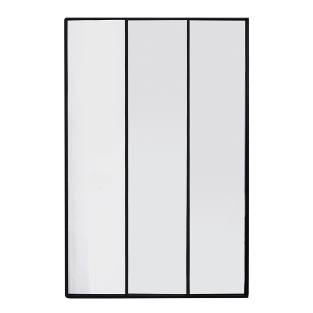 4goodz Rechthoek spiegel raam drieluik metaal 75x115x2 cm - 3048868 large