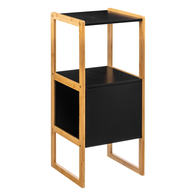 5Five Natureo halfhoge badkamerkast 33x33x80 cm zwart/ 3048989 large