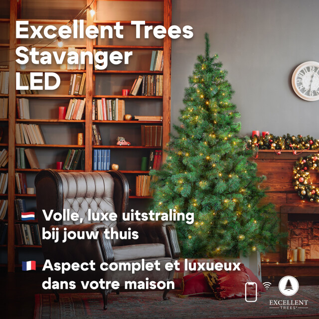 Excellent Trees Kerstboom ® led stavanger green 180 cm met verlichting nu met 2201981 large