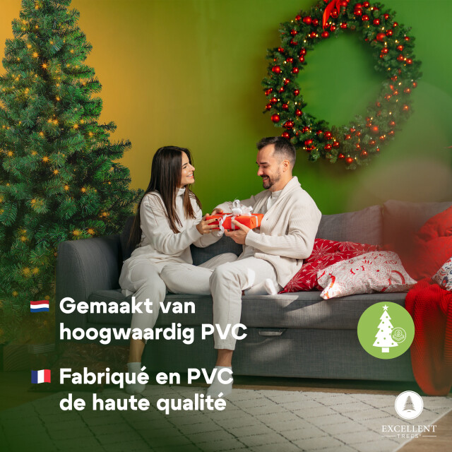 Excellent Trees Kerstboom ® led stavanger green 180 cm met verlichting nu met 2201981 large