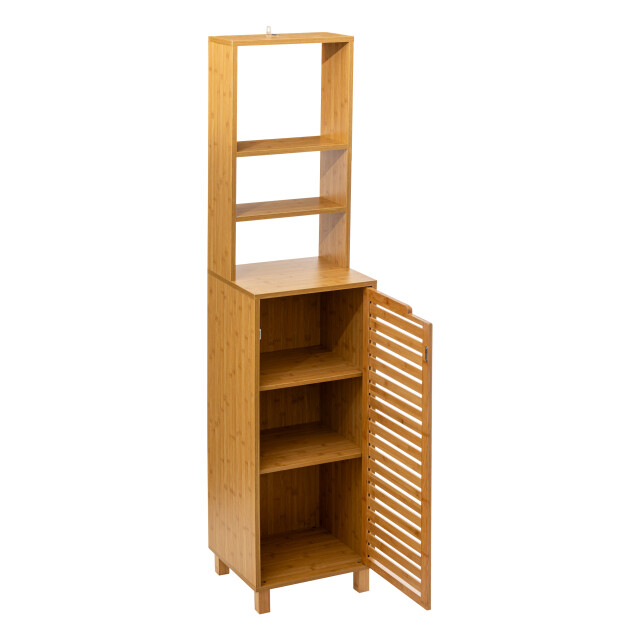 5Five Hoge badkamerkast sicela bamboelook 33x38x168 cm - 3049008 large