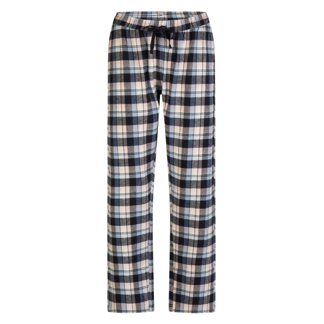 By Louise Dames pyjama set met flanellen pyjamabroek wit/roze/grijs BL-423-02 large