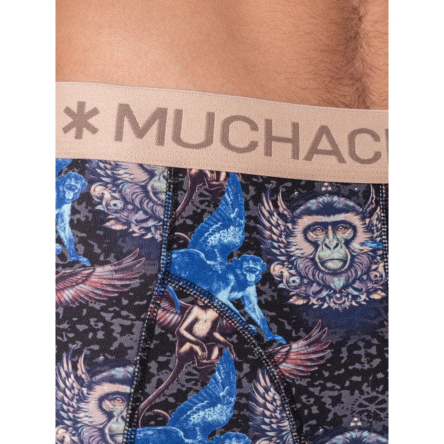 Muchachomalo Heren 12-pack boxershorts print/effen U-GOLDEN1010-13 large