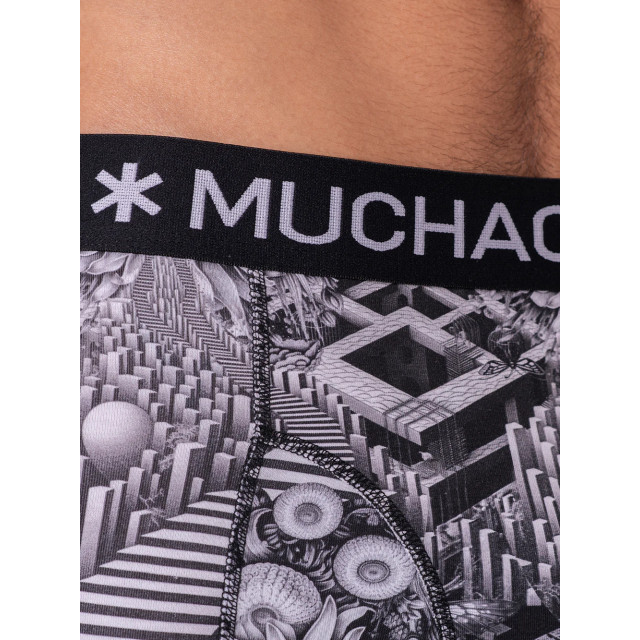 Muchachomalo Heren 12-pack boxershorts print/effen U-GOLDEN1010-13 large